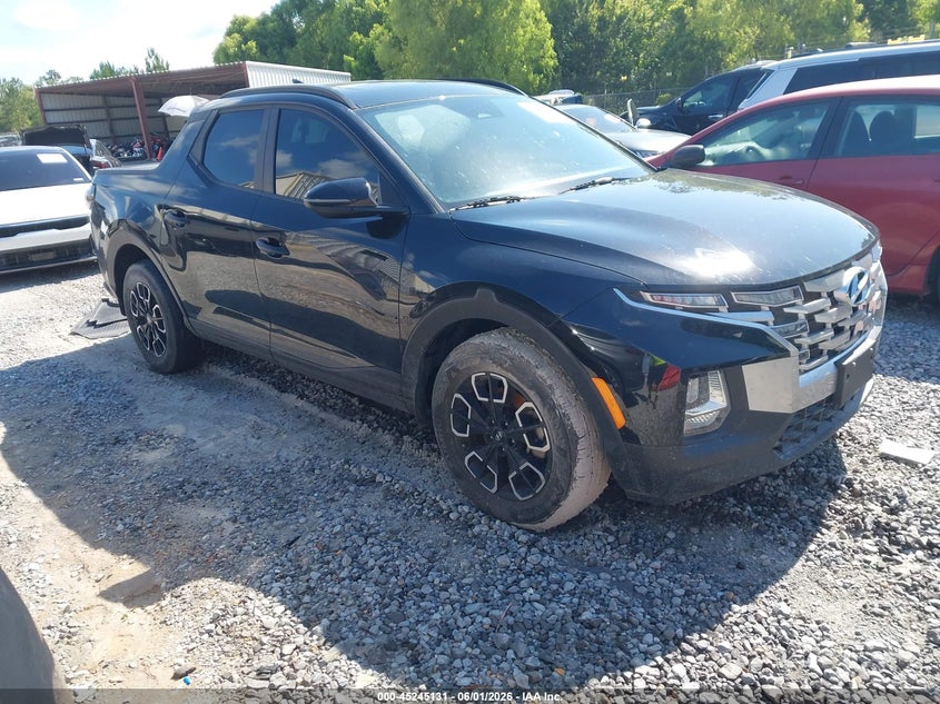 2023 Hyundai Santa cruz VIN 5NTJCDAE6PH063700 IAAI salvage auction — WATER/FLOOD, Salvage Title, sold $10,100 on 2026-07-31 (photo 1)