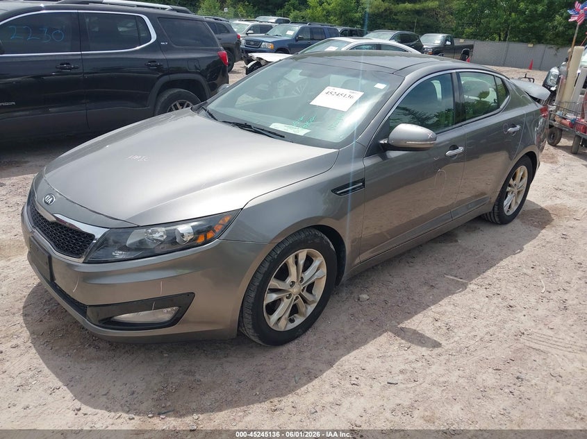 2013 Kia Optima VIN 5XXGN4A71DG231612 IAAI salvage auction — REAR END, Salvage Title, sold $925 on 2026-07-29 (photo 2)