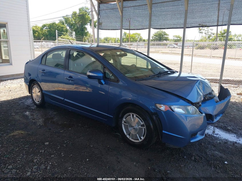 2010 Honda Civic VIN JHMFA3F25AS002199 IAAI salvage auction — FRONT END, Salvage (Delaware), sold $275 on 2026-07-30 (photo 1)