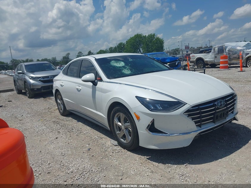 2022 Hyundai Sonata VIN 5NPEG4JA3NH133605 IAAI salvage auction — HAIL, Salvage Title, sold $3,150 on 2026-07-20 (photo 1)