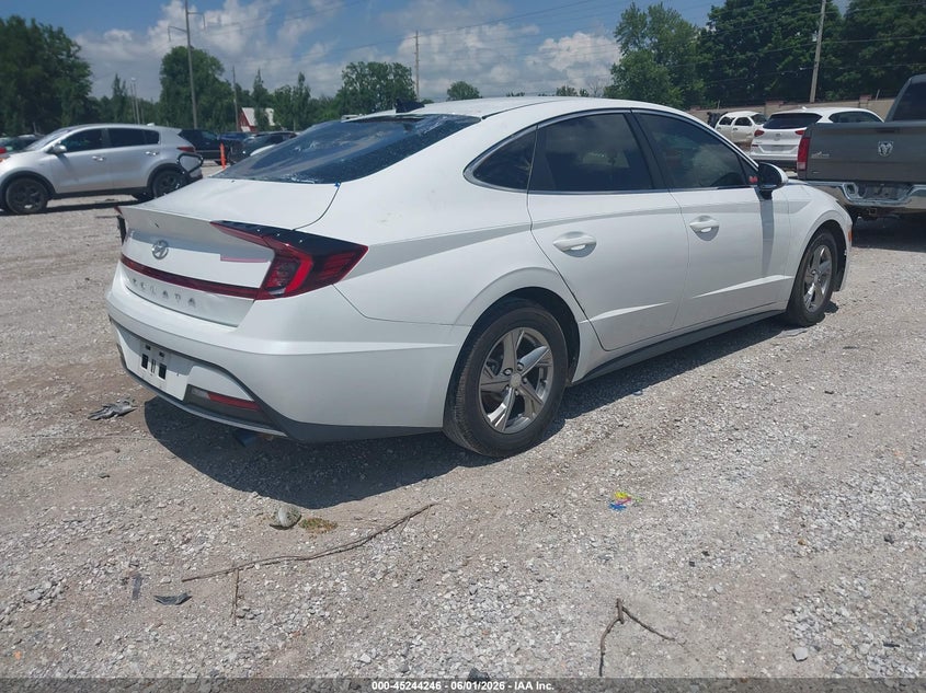 2022 Hyundai Sonata VIN 5NPEG4JA3NH133605 IAAI salvage auction — HAIL, Salvage Title, sold $3,150 on 2026-07-20 (photo 4)