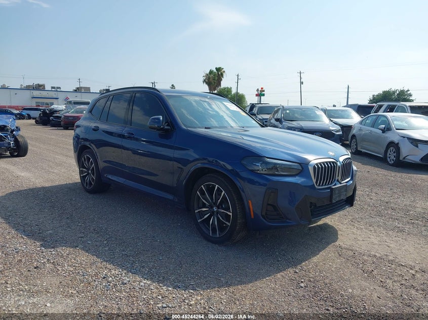 2022 BMW X3 VIN 5UX43DP08N9K59472 IAAI salvage auction — ELECTRICAL, Salvage Title, sold $12,000 on 2026-07-31 (photo 1)