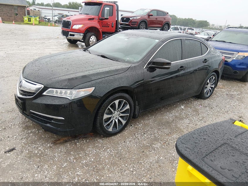 2016 Acura Tlx VIN 19UUB1F39GA015766 IAAI salvage auction — HAIL, Salvage Title, sold $3,450 on 2026-08-03 (photo 2)