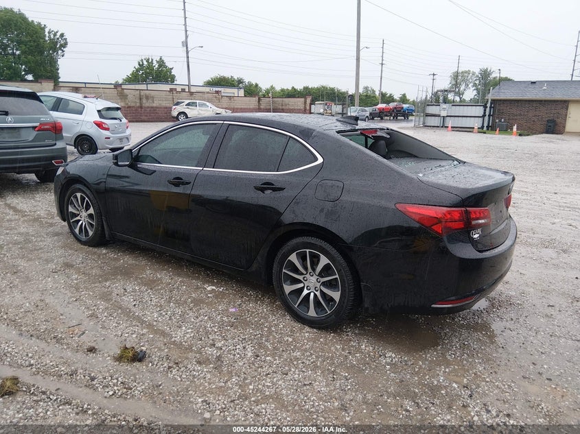 2016 Acura Tlx VIN 19UUB1F39GA015766 IAAI salvage auction — HAIL, Salvage Title, sold $3,450 on 2026-08-03 (photo 3)