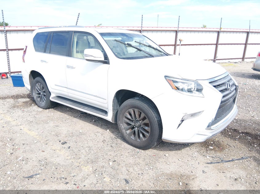 2017 Lexus Gx VIN JTJBM7FX4H5154457 IAAI salvage auction — EXTERIOR BURN, Salvage Title, sold $12,500 on 2026-07-30 (photo 1)