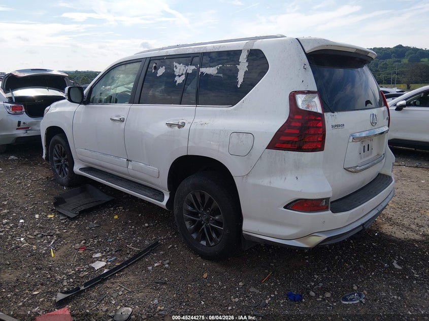 2017 Lexus Gx VIN JTJBM7FX4H5154457 IAAI salvage auction — EXTERIOR BURN, Salvage Title, sold $12,500 on 2026-07-30 (photo 3)