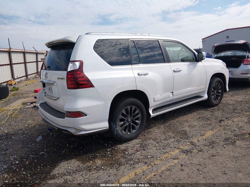2017 Lexus Gx VIN JTJBM7FX4H5154457 IAAI salvage auction — EXTERIOR BURN, Salvage Title, sold $12,500 on 2026-07-30 (photo 4)