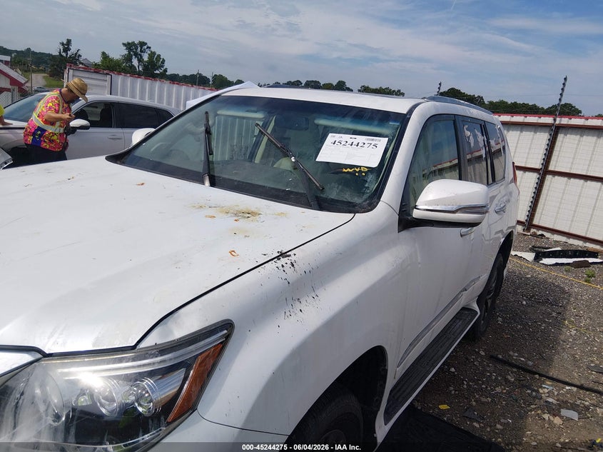 2017 Lexus Gx VIN JTJBM7FX4H5154457 IAAI salvage auction — EXTERIOR BURN, Salvage Title, sold $12,500 on 2026-07-30 (photo 6)