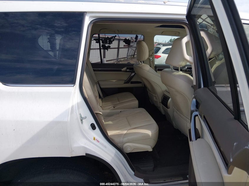 2017 Lexus Gx VIN JTJBM7FX4H5154457 IAAI salvage auction — EXTERIOR BURN, Salvage Title, sold $12,500 on 2026-07-30 (photo 8)