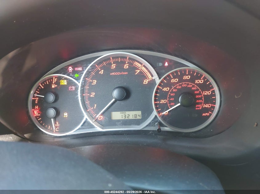2012 Subaru Impreza VIN JF1GV7E68CG002599 IAAI salvage auction — NORMAL WEAR, Salvage (Texas), sold $600 on 2026-07-28 (photo 7)