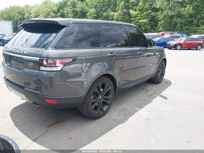 2016 Land rover Range rover sport VIN SALWR2VFXGA644353 IAAI salvage auction — LEFT FRONT, Salvage Title, sold $6,750 on 2026-07-09 (photo 4)