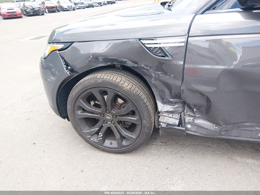 2016 Land rover Range rover sport VIN SALWR2VFXGA644353 IAAI salvage auction — LEFT FRONT, Salvage Title, sold $6,750 on 2026-07-09 (photo 6)