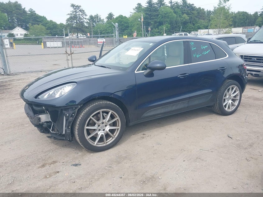 2018 Porsche Macan VIN WP1AB2A54JLB32214 IAAI salvage auction — FRONT END, Salvage (Massachusetts), sold $8,100 on 2026-07-24 (photo 2)
