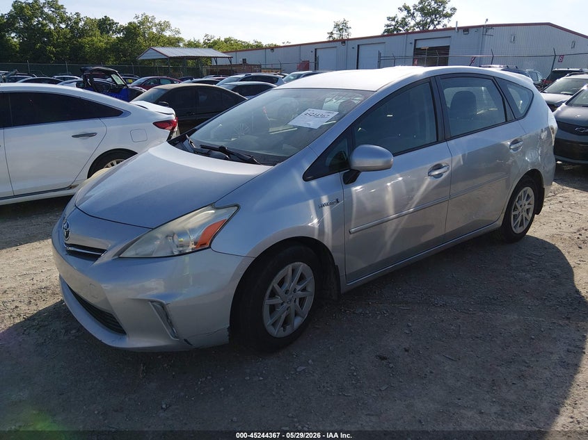 2012 Toyota Prius v VIN JTDZN3EU5C3064771 IAAI salvage auction — NORMAL WEAR, Salvage Title, sold $1,900 on 2026-07-20 (photo 2)