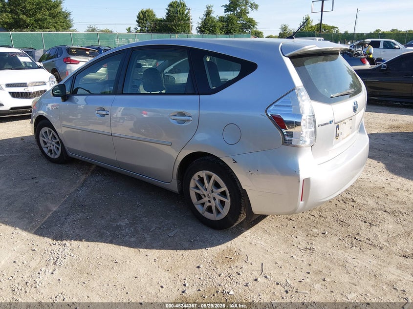 2012 Toyota Prius v VIN JTDZN3EU5C3064771 IAAI salvage auction — NORMAL WEAR, Salvage Title, sold $1,900 on 2026-07-20 (photo 3)