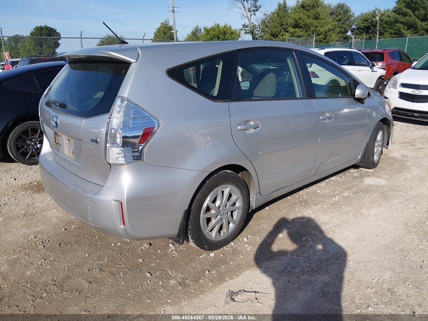 2012 Toyota Prius v VIN JTDZN3EU5C3064771 IAAI salvage auction — NORMAL WEAR, Salvage Title, sold $1,900 on 2026-07-20 (photo 4)