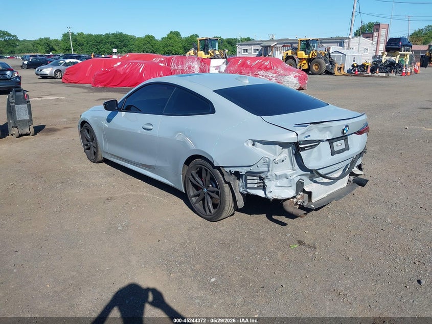 2023 BMW 4er VIN WBA73AP02PCL24946 IAAI salvage auction — REAR END, Salvage Title, sold $18,400 on 2026-08-02 (photo 3)