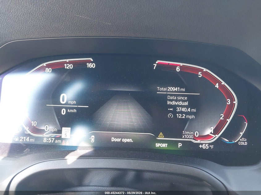 2023 BMW 4er VIN WBA73AP02PCL24946 IAAI salvage auction — REAR END, Salvage Title, sold $18,400 on 2026-08-02 (photo 7)