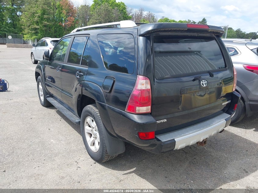 2004 Toyota 4runner VIN JTEBU14R240036043 IAAI salvage auction — NORMAL WEAR, Clear (Virginia), sold $2,150 on 2026-07-14 (photo 3)
