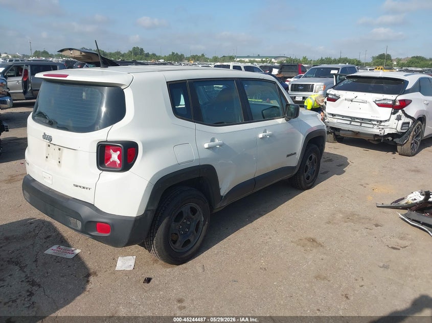 2018 Jeep Renegade VIN ZACCJBAB4JPJ45153 IAAI salvage auction — FRONT & REAR, Salvage Title, sold $3,275 on 2026-07-22 (photo 4)