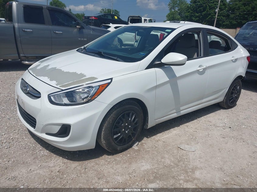 2017 Hyundai Accent VIN KMHCT4AE4HU201390 IAAI salvage auction — HAIL, Salvage Title, sold $1,150 on 2026-07-13 (photo 2)