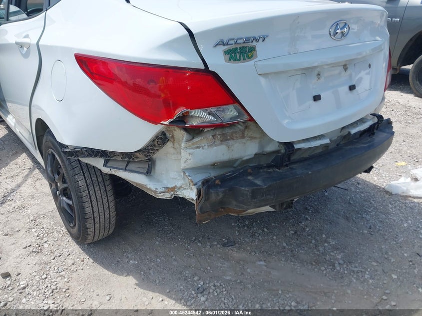 2017 Hyundai Accent VIN KMHCT4AE4HU201390 IAAI salvage auction — HAIL, Salvage Title, sold $1,150 on 2026-07-13 (photo 6)