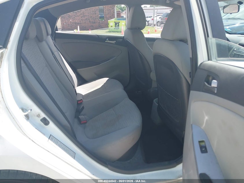 2017 Hyundai Accent VIN KMHCT4AE4HU201390 IAAI salvage auction — HAIL, Salvage Title, sold $1,150 on 2026-07-13 (photo 8)