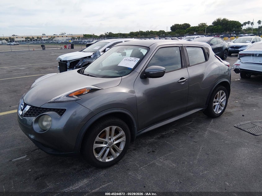 2016 Nissan Juke VIN JN8AF5MR3GT606964 IAAI salvage auction — UNDERCARRIAGE, Salvage Title, sold $600 on 2026-07-09 (photo 2)