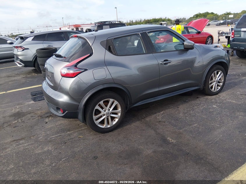 2016 Nissan Juke VIN JN8AF5MR3GT606964 IAAI salvage auction — UNDERCARRIAGE, Salvage Title, sold $600 on 2026-07-09 (photo 4)