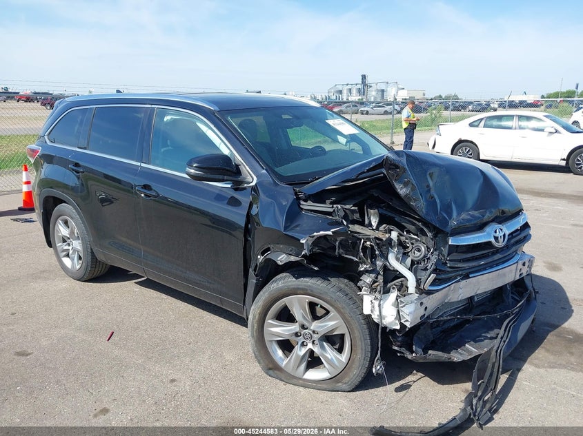 2016 Toyota Highlander VIN 5TDDKRFHXGS339952 IAAI salvage auction — FRONT END, Salvage (Minnesota), sold $4,400 on 2026-07-20 (photo 1)