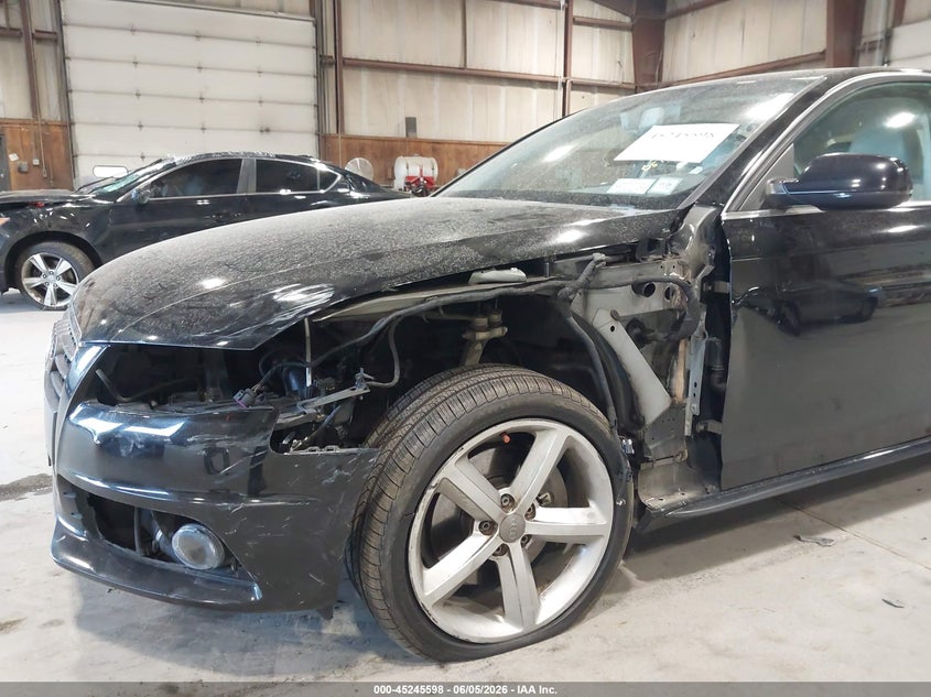 2012 Audi A4 VIN WAUFFAFL5CN005960 IAAI salvage auction — LEFT FRONT, Salvage Title, sold $875 on 2026-07-08 (photo 6)