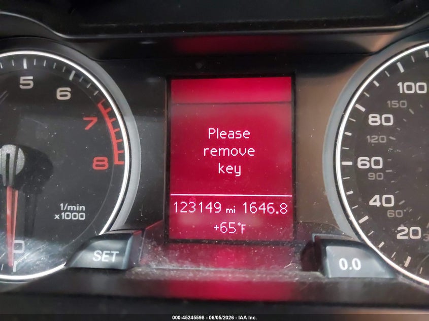 2012 Audi A4 VIN WAUFFAFL5CN005960 IAAI salvage auction — LEFT FRONT, Salvage Title, sold $875 on 2026-07-08 (photo 7)