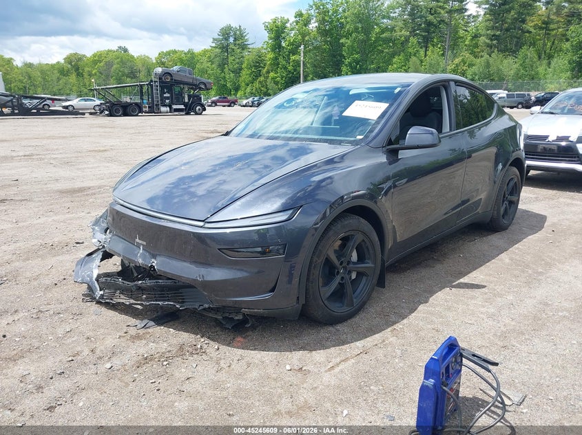 2026 Tesla Model y VIN 7SAYGDEE0TA585095 IAAI salvage auction — FRONT END, Salvage (Massachusetts), sold $19,375 on 2026-07-17 (photo 2)