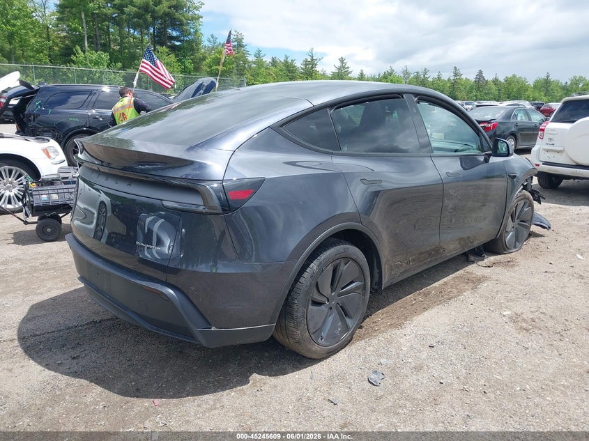 2026 Tesla Model y VIN 7SAYGDEE0TA585095 IAAI salvage auction — FRONT END, Salvage (Massachusetts), sold $19,375 on 2026-07-17 (photo 4)