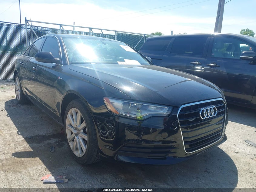 2013 Audi A6 VIN WAUGGAFC8DN079893 IAAI salvage auction — LEFT REAR, Salvage (Ohio), sold $525 on 2026-07-14 (photo 1)