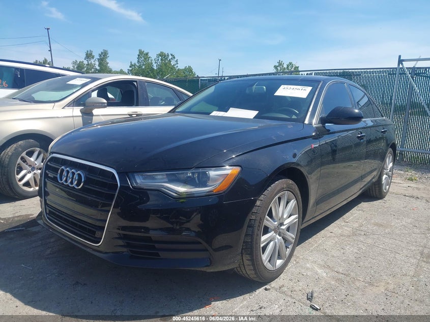 2013 Audi A6 VIN WAUGGAFC8DN079893 IAAI salvage auction — LEFT REAR, Salvage (Ohio), sold $525 on 2026-07-14 (photo 2)