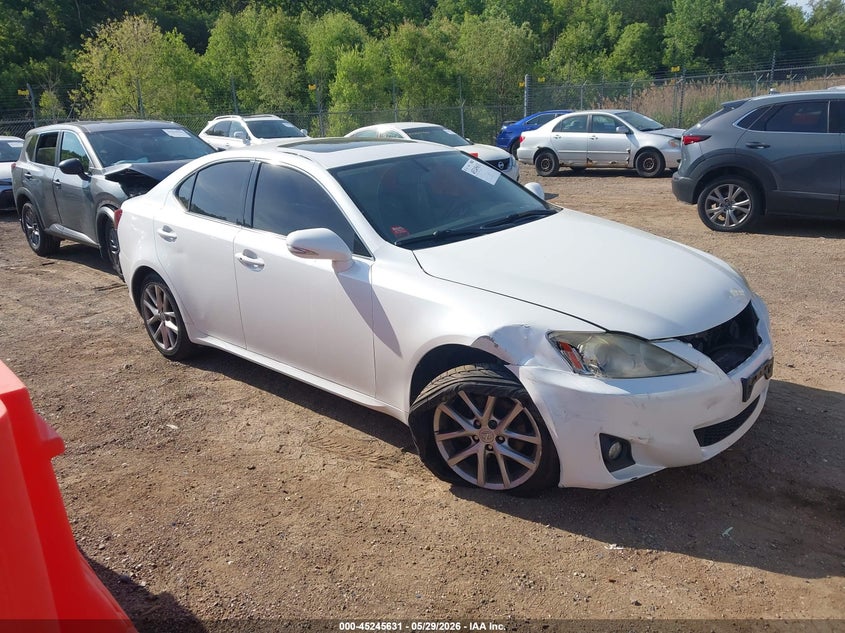 2012 Lexus Is VIN JTHCF5C24C5060357 IAAI salvage auction — FRONT END, Salvage Title, sold $1,100 on 2026-07-20 (photo 1)