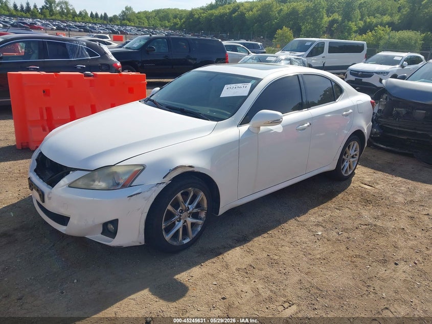 2012 Lexus Is VIN JTHCF5C24C5060357 IAAI salvage auction — FRONT END, Salvage Title, sold $1,100 on 2026-07-20 (photo 2)