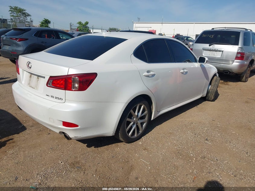 2012 Lexus Is VIN JTHCF5C24C5060357 IAAI salvage auction — FRONT END, Salvage Title, sold $1,100 on 2026-07-20 (photo 4)