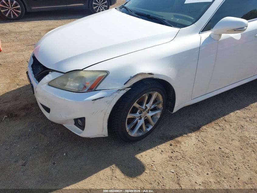 2012 Lexus Is VIN JTHCF5C24C5060357 IAAI salvage auction — FRONT END, Salvage Title, sold $1,100 on 2026-07-20 (photo 6)