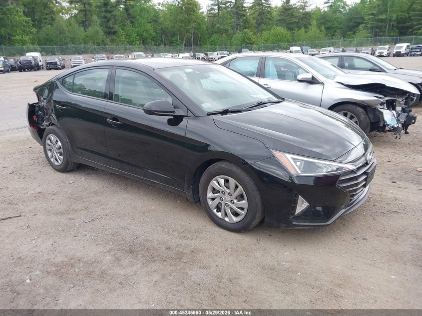 2019 Hyundai Elantra VIN KMHD74LF8KU878545 IAAI salvage auction — REAR END, Salvage (Massachusetts), sold $1,850 on 2026-07-31 (photo 1)