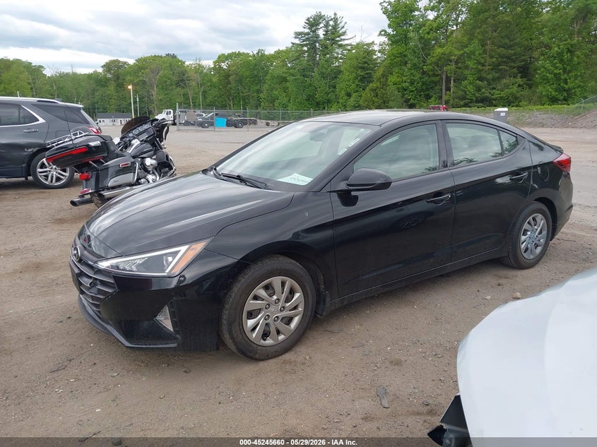 2019 Hyundai Elantra VIN KMHD74LF8KU878545 IAAI salvage auction — REAR END, Salvage (Massachusetts), sold $1,850 on 2026-07-31 (photo 2)