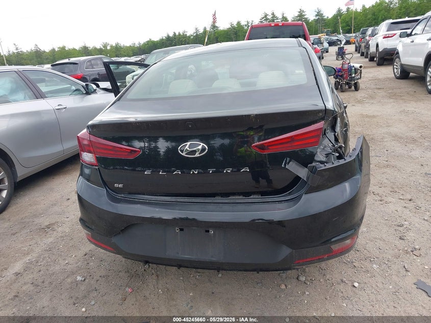 2019 Hyundai Elantra VIN KMHD74LF8KU878545 IAAI salvage auction — REAR END, Salvage (Massachusetts), sold $1,850 on 2026-07-31 (photo 6)
