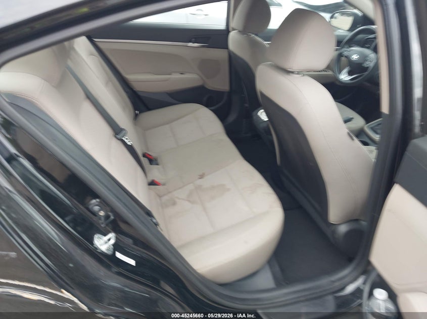 2019 Hyundai Elantra VIN KMHD74LF8KU878545 IAAI salvage auction — REAR END, Salvage (Massachusetts), sold $1,850 on 2026-07-31 (photo 8)