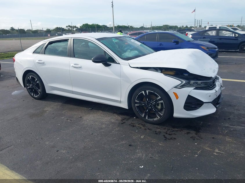 2024 Kia K5 VIN 5XXG64J27RG244311 IAAI salvage auction — FRONT END, Salvage Title, sold $6,500 on 2026-07-24 (photo 1)