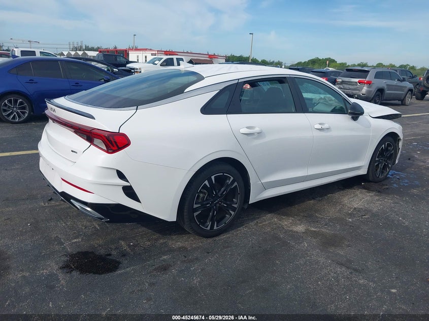 2024 Kia K5 VIN 5XXG64J27RG244311 IAAI salvage auction — FRONT END, Salvage Title, sold $6,500 on 2026-07-24 (photo 4)