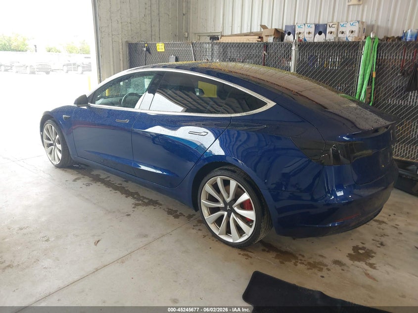 2018 Tesla Model 3 VIN 5YJ3E1EB2JF148426 IAAI salvage auction — UNDERCARRIAGE, Rebuildable (Florida), sold $2,200 on 2026-07-30 (photo 3)