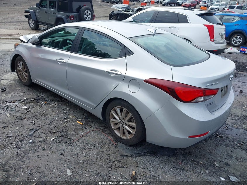 2014 Hyundai Elantra VIN KMHDH4AE3EU210471 IAAI salvage auction — FRONT END, Salvage Title, sold $800 on 2026-07-22 (photo 3)