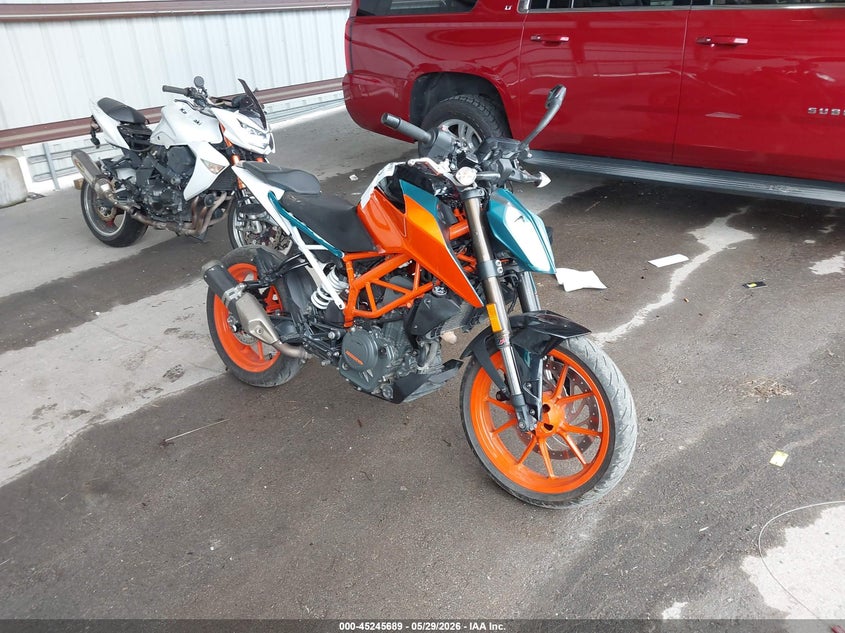2019 Ktm 390 adventure VIN MD2JPJ403KC202603 IAAI salvage auction — VANDALISM, Salvage Title, sold $950 on 2026-07-15 (photo 1)