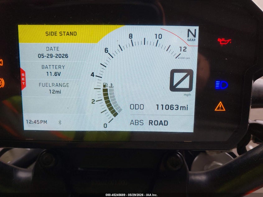 2019 Ktm 390 adventure VIN MD2JPJ403KC202603 IAAI salvage auction — VANDALISM, Salvage Title, sold $950 on 2026-07-15 (photo 7)